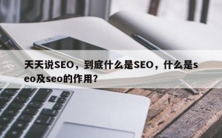 天天说SEO，到底什么是SEO，什么是seo及seo的作用？